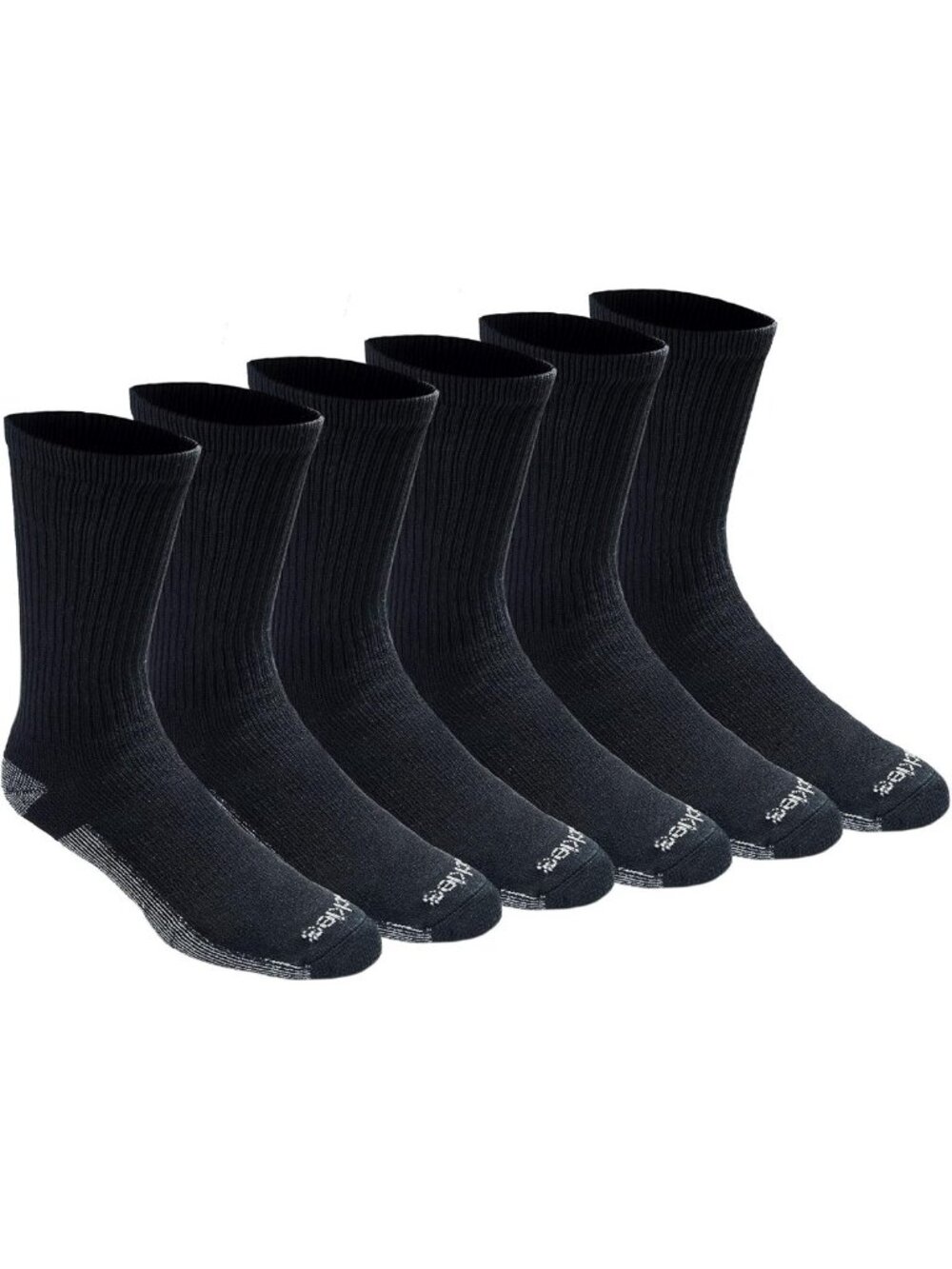 Men's Multi-Pack Moisture Control Dri-Tech Crew Socks - Heel-Lock Comfort